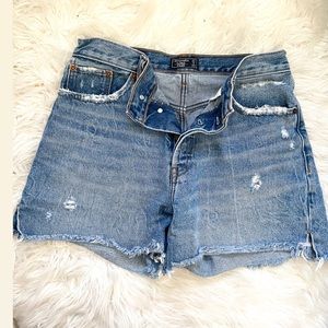 Abercrombie high rise shorts